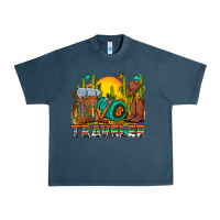 Midnight Navy western traveler cowboy Urban Heavy Tee - NancyCooperArtShop