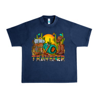 Navy western traveler cowboy Urban Heavy Tee - NancyCooperArtShop