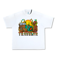 White western traveler cowboy Urban Heavy Tee - NancyCooperArtShop