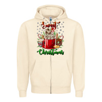 Sandshell Sweet christmas Zipper Hoodie - NancyCooperArtShop