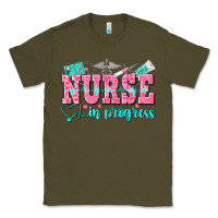 Army Green nurse in progress Classic Tee - NancyCooperArtShop