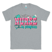 Heather Grey nurse in progress Classic Tee - NancyCooperArtShop