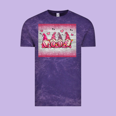 Valentine's Day Gnomes Vintage Tee Designed By Maliassmallbusiness