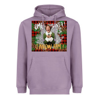 Lavender omg santa i know him elf Heavyweight Hoodie - CowGirlArtShop