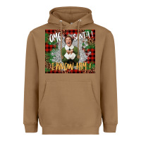 Toasted Coconut omg santa i know him elf Heavyweight Hoodie - CowGirlArtShop