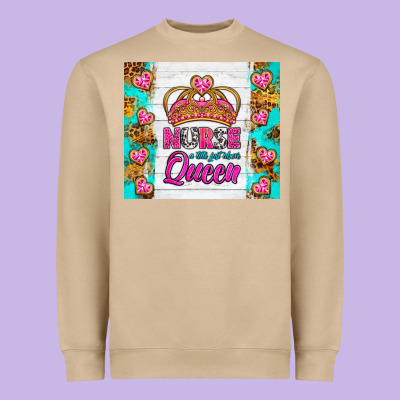 Nurse A Title Just Above Queen Tumbler Heavyweight Sweatshirt Designed By Bundleandbundleshop