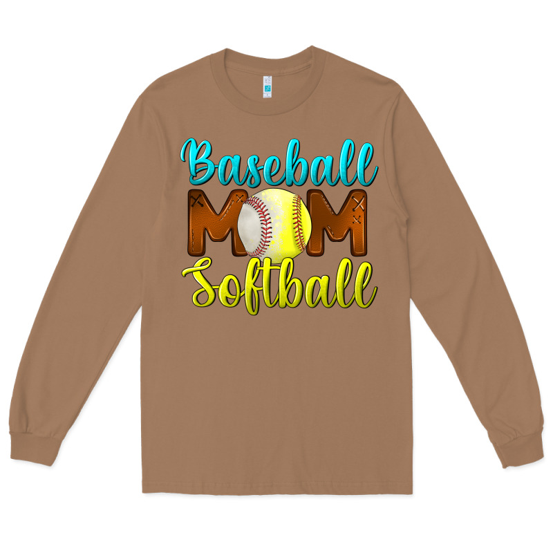 Baseball Mom Softball Long Sleeve Tee by BundleAndBundleShop | Teevron