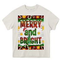 Cream Merry And Bright Heavy Core Tee - Artiststas