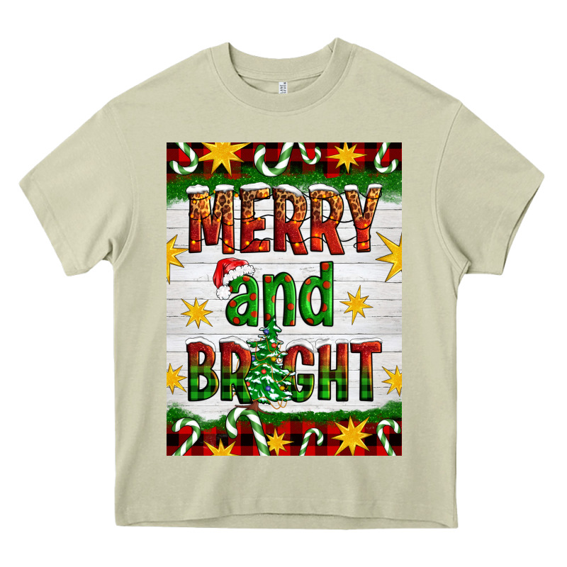 Merry And Bright Heavy Core Tee by Artiststas | Teevron
