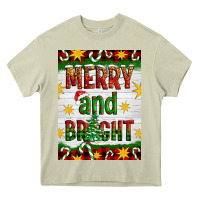 Mossy Merry And Bright Heavy Core Tee - Artiststas