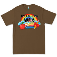 Cacao back to school hello third grade 3200x2400 Premium Tee - AdoDesignShop