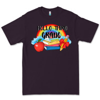 Plum back to school hello third grade 3200x2400 Premium Tee - AdoDesignShop
