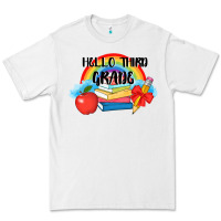 White back to school hello third grade 3200x2400 Premium Tee - AdoDesignShop