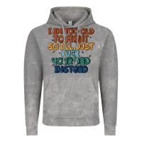 Cloud Rock i'm too old to fight so i'll just fuck your dad in Vintage Hoodie - MaliasSmallBusiness