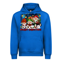 Cobalt merry christmas gnomies wagon Urban Hoodie - FaDigitalArtStudio