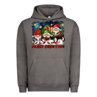 Pigment Tornado merry christmas gnomies wagon Urban Hoodie - FaDigitalArtStudio