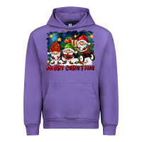 Tulip merry christmas gnomies wagon Urban Hoodie - FaDigitalArtStudio