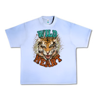 Grape Ice wild heart tiger college western Urban Heavy Tee - NancyCooperArtShop