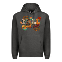 Charcoal Heather fall sweet fall Premium Hoodie - CowGirlArtShop