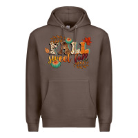 Coffee fall sweet fall Premium Hoodie - CowGirlArtShop