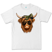 White camouflage long haired cow Premium Tee - Jasminsmagicworld