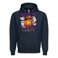 Navy Witch Better Have My Candy Zipper Hoodie - texasbilliewilder