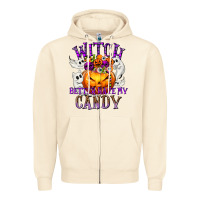Sandshell Witch Better Have My Candy Zipper Hoodie - texasbilliewilder