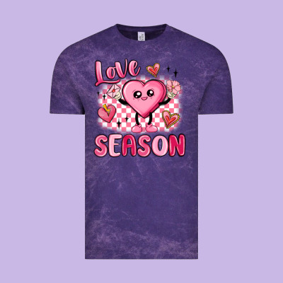 Love Season Vintage Tee Designed By Maliassmallbusiness