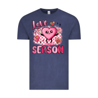 Vintage Denim love season Vintage Tee - MaliasSmallBusiness