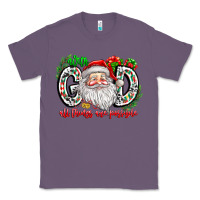 Lavender with god all things are possible santa Classic Tee - CowhideDigitalArt
