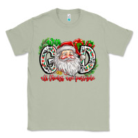 Matcha with god all things are possible santa Classic Tee - CowhideDigitalArt