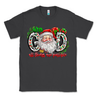 Smoke with god all things are possible santa Classic Tee - CowhideDigitalArt