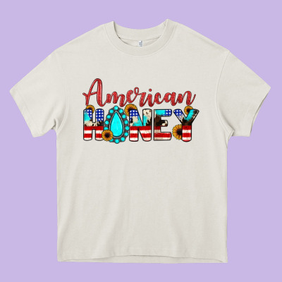 American Honey Heavy Core Tee Designed By Jahusdesignshop