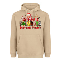 Mushroom santas favorite softball player Heavyweight Hoodie - CowGirlArtShop