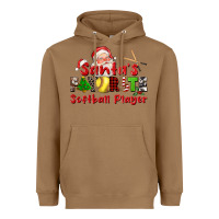 Toasted Coconut santas favorite softball player Heavyweight Hoodie - CowGirlArtShop