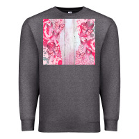 Charcoal Heather custom name  breast cancer Premium Sweatshirt - CowGirlArtShop