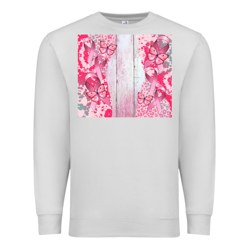 Custom Name  Breast Cancer Premium Sweatshirt by CowGirlArtShop | Teevron
