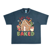 Midnight Navy let's get baked Urban Heavy Tee - MaliasSmallBusiness