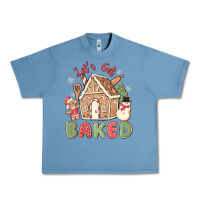 Pebble Blue let's get baked Urban Heavy Tee - MaliasSmallBusiness
