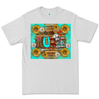 Dove Grey sunflower and daisy nurse tumbler Premium Tee - BundleAndBundleShop