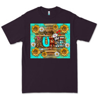 Plum sunflower and daisy nurse tumbler Premium Tee - BundleAndBundleShop