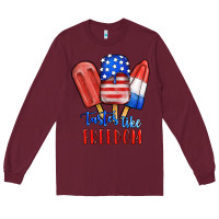 Burgundy tastes like freedom Long Sleeve Tee - JahusDesignShop