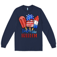 Navy tastes like freedom Long Sleeve Tee - JahusDesignShop