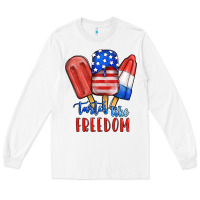 White tastes like freedom Long Sleeve Tee - JahusDesignShop