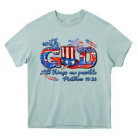 Arona with god all things are possible usa Heavy Core Tee - AdoDesignShop