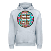 Heather Grey teacher vibe earrings Urban Hoodie - BundleAndBundleShop