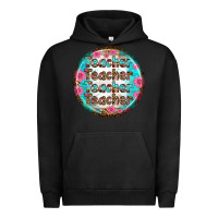 Pigment Black teacher vibe earrings Urban Hoodie - BundleAndBundleShop