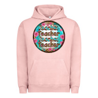 Pigment Salmon teacher vibe earrings Urban Hoodie - BundleAndBundleShop