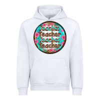 White teacher vibe earrings Urban Hoodie - BundleAndBundleShop