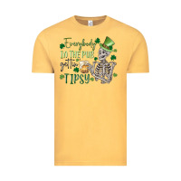 Vintage Mustard everybody in the pub gettin' tipsy Vintage Tee - MaliasSmallBusiness